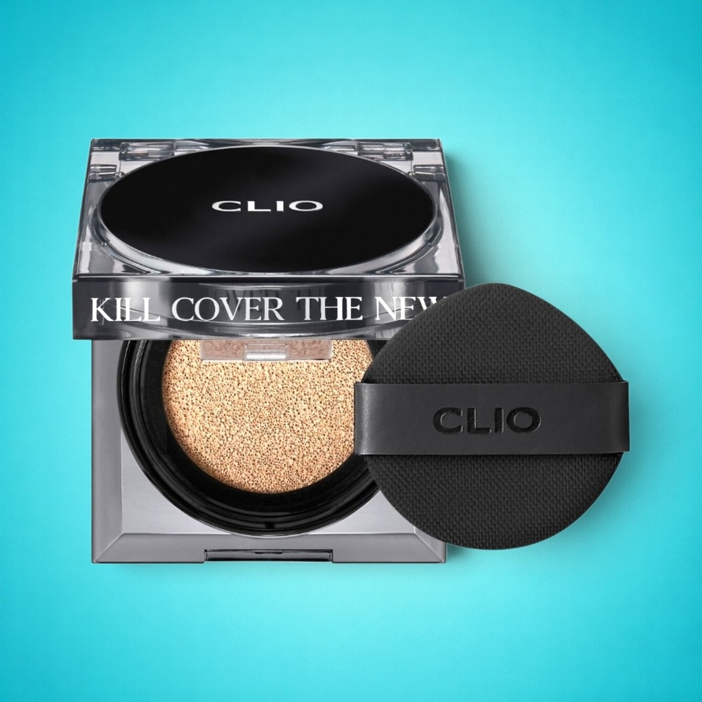 Clio Kill Cover Mini size Cushion Foundation, SPF 50+, color 3-BY Linen, 0.17oz